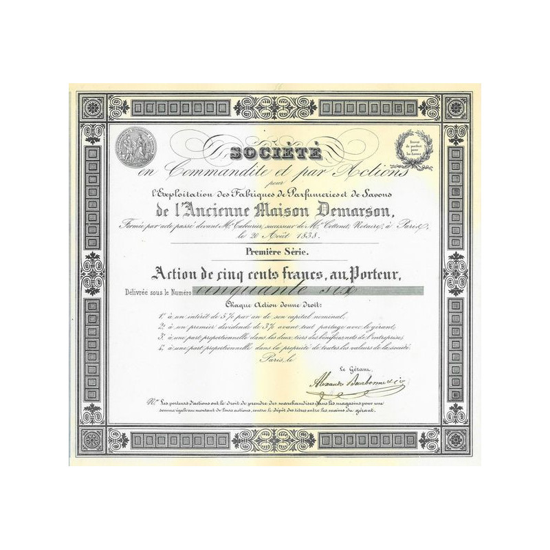 Sté pour l'Exploitation des Fabriques de Parfumeries et de Savons de l'Ancienne Maison Demarson