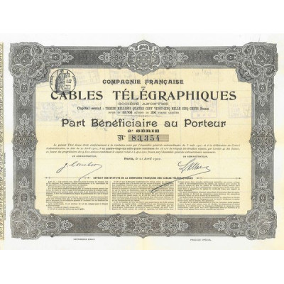 Cie Française des Cables Télégraphiques