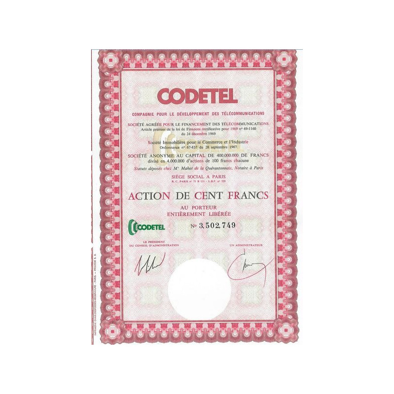 CODETEL Cie pour le Développement des Télécommunications