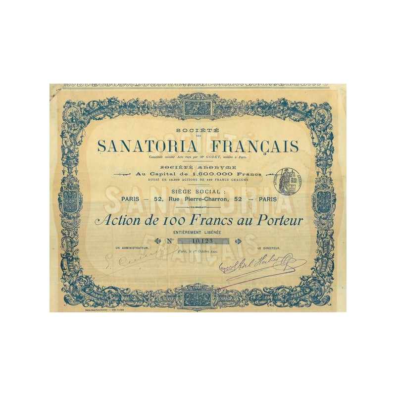 Sté des Sanatoria Français