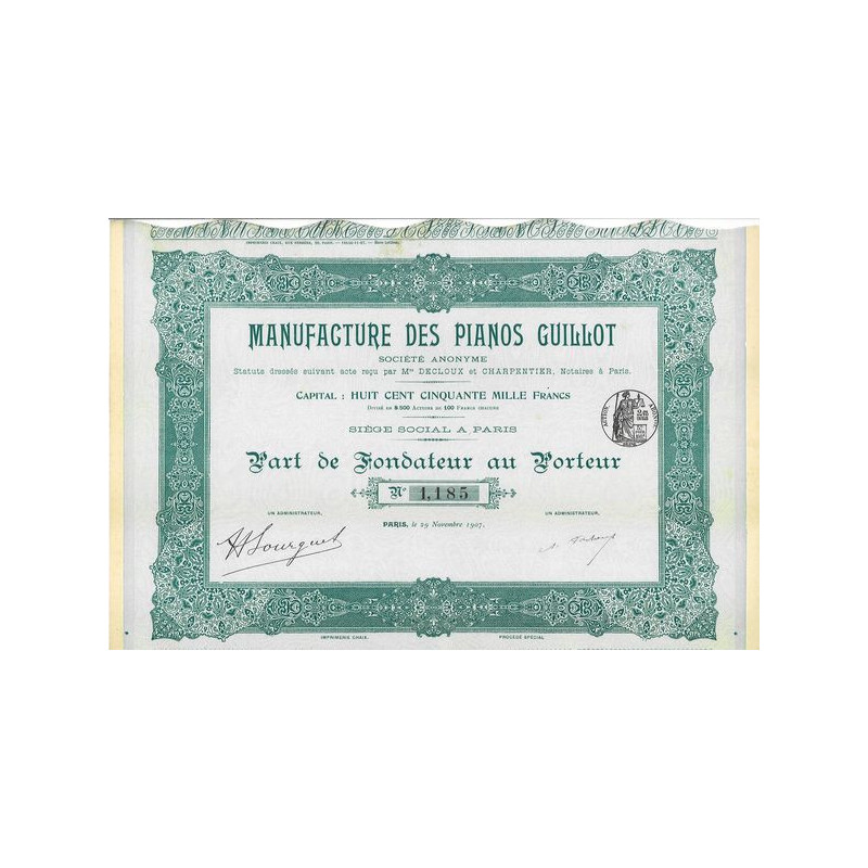 Manufacture des Pianos Guillot (PF)