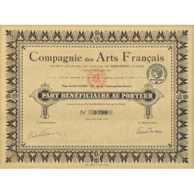 Cie des Arts Français (PB)