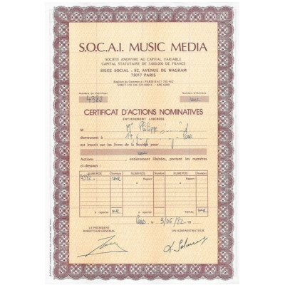 S.O.C.A.I. Music Media