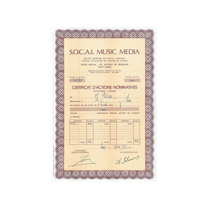 S.O.C.A.I. Music Media