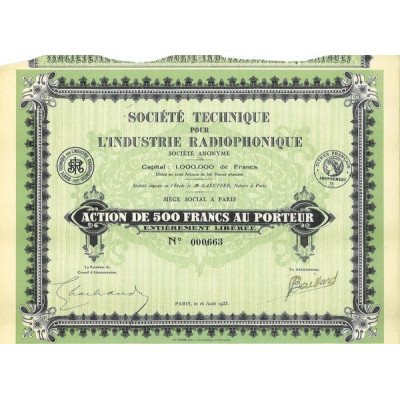 Sté Technique pour l'Industrie Radiophonique