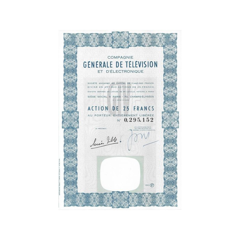 Cie Gale de Télévision et d'Electronique