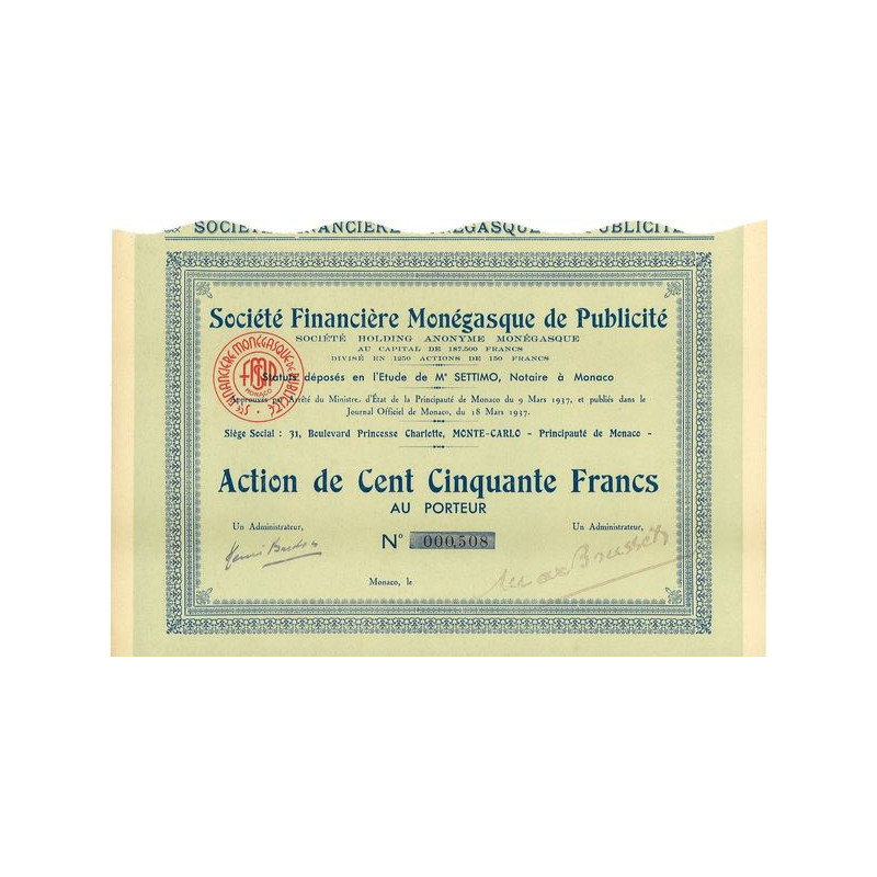 Sté Financière Monégasque de Publicité