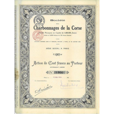 Sté des Charbonnages de la Corse