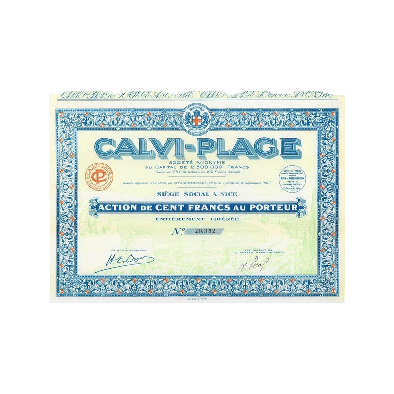 Calvi-Plage (Act 100 F)