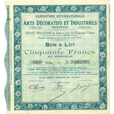 Exposition Internationale des Arts Décoratifs et Industriels Modernes