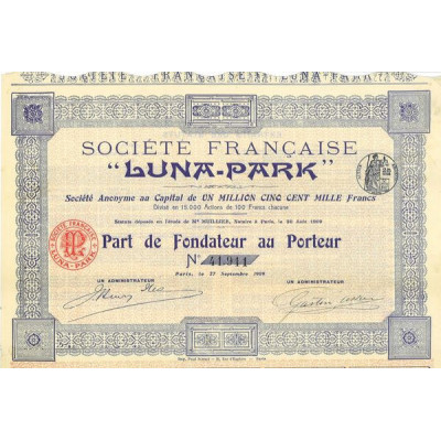 Sté Française "Luna-Park"
