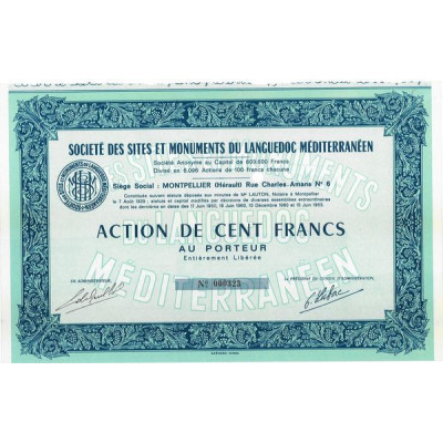 Sté des Sites et Monuments du Languedoc Méditerranéen