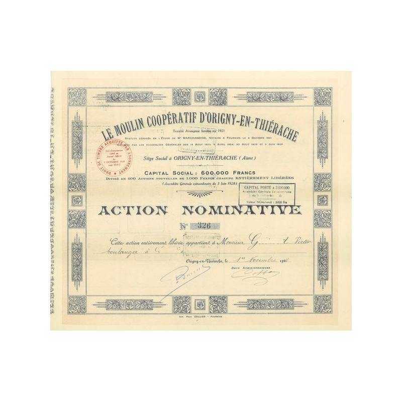 Le Moulin Coopératif d'Origny-en-Thiérache