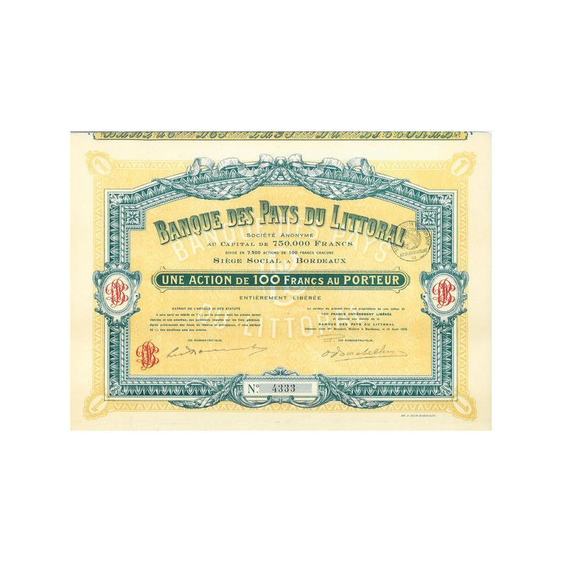 Banque des Pays du Littoral