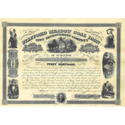 Stafford Meadow Coal Iron City Improvment Company of Scranton