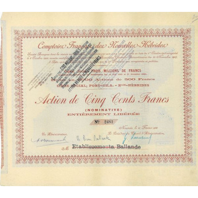 Comptoirs Français des Nouvelles-Hébrides