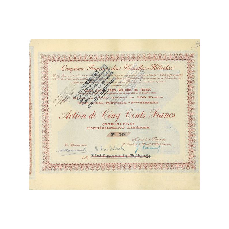 Comptoirs Français des Nouvelles-Hébrides