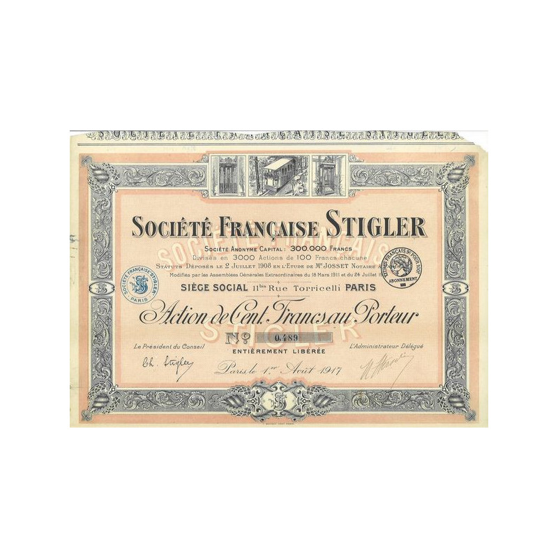 Sté Française Stigler