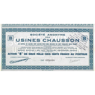 S.A. des Usines Chausson