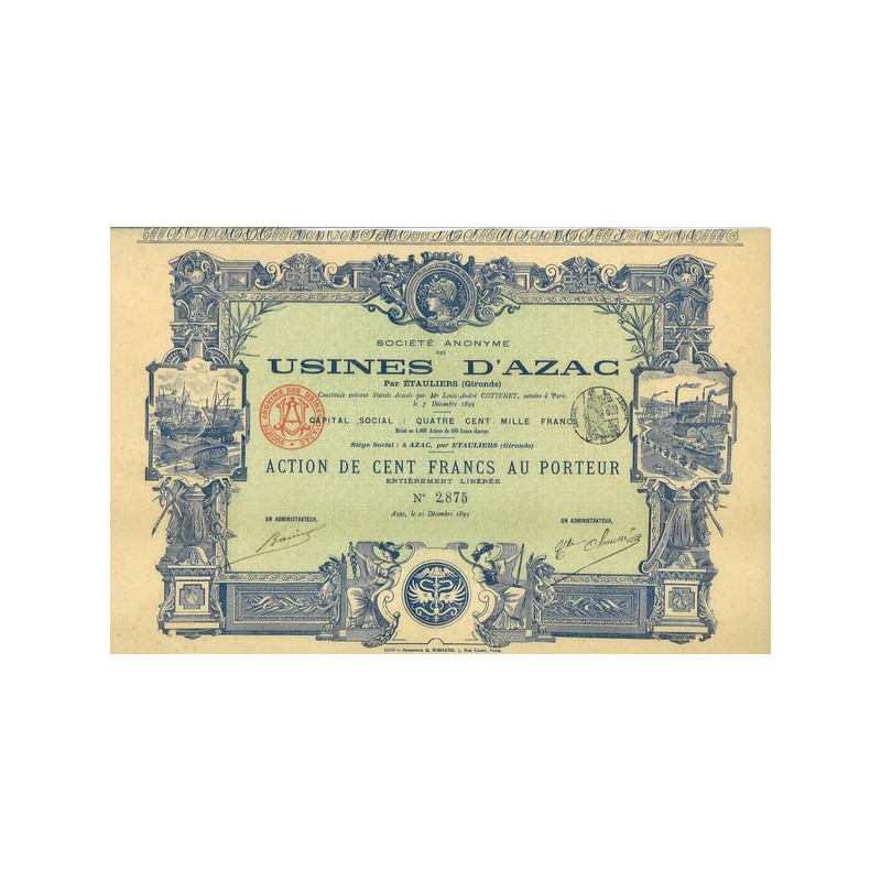 S.A. des Usines d'Azac Par Etauliers
