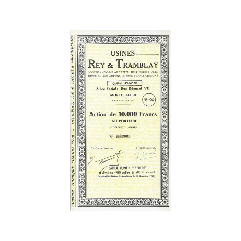 Usines Ray & Tramblay