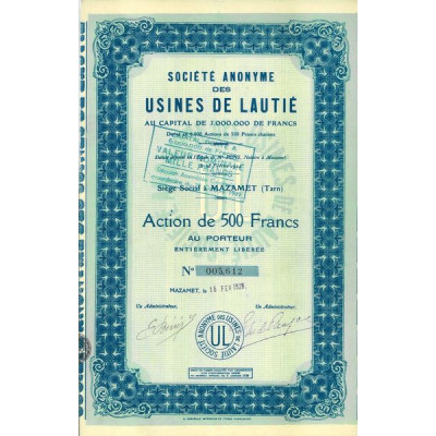 S.A. des Usines de Lautié (Act 500 F)