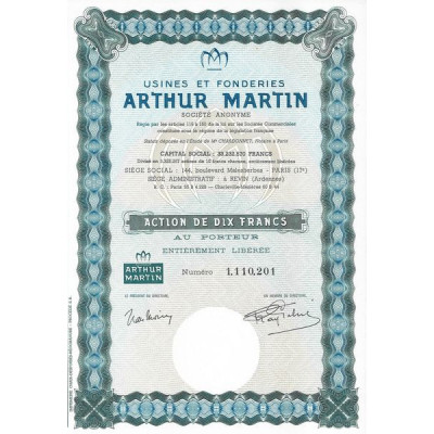 Usines et Fonderies Arthur Martin