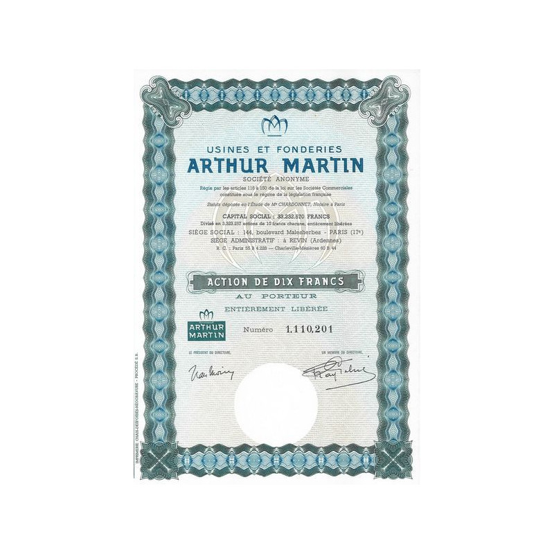 Usines et Fonderies Arthur Martin