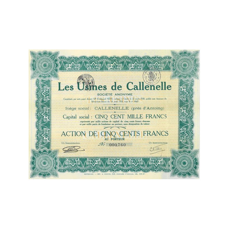 Les Usines de Callenelle