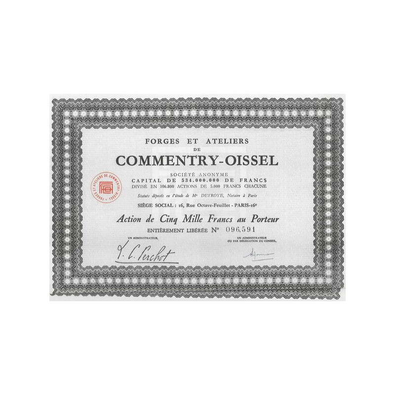 Forges et Ateliers de Commentry-Oissel