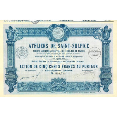 Ateliers de Saint-Sulpice