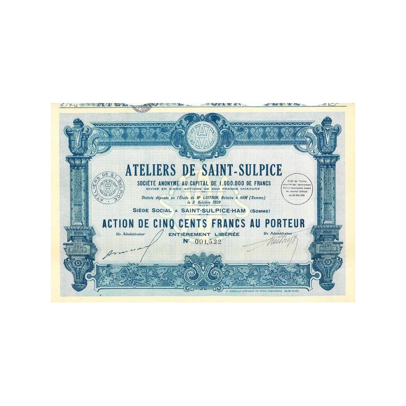 Ateliers de Saint-Sulpice