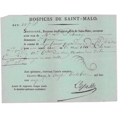 Hospices de Saint-Malo - Rente 3