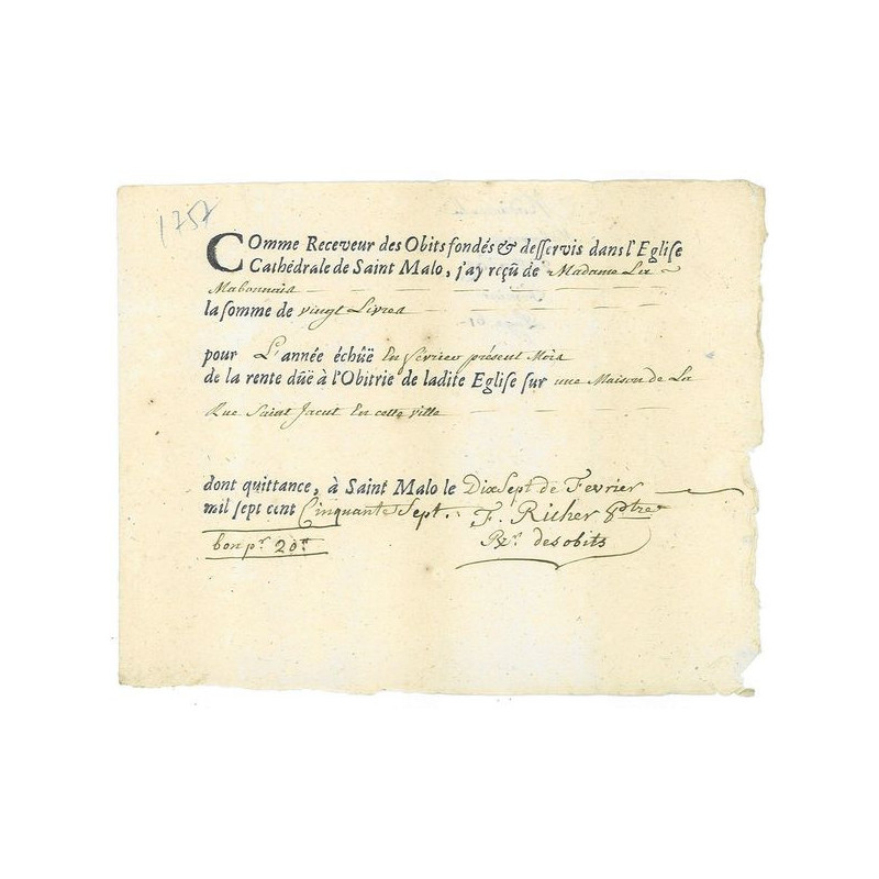 Eglise Cathédrale de Saint-Malo Rente 1