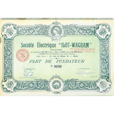 Sté Electrique "Ilot-Wagram" (PF)