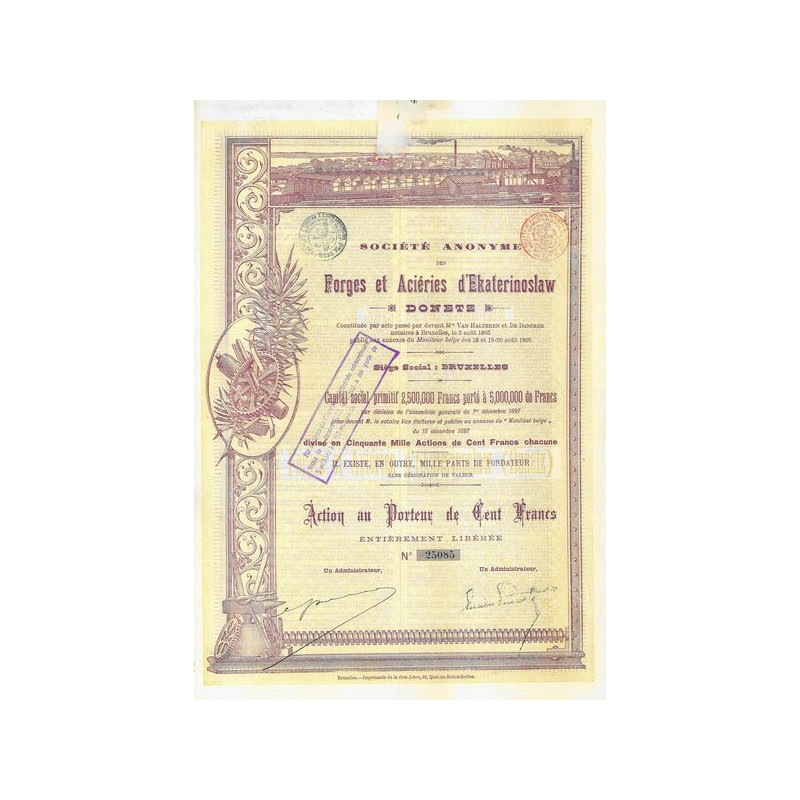 S.A. des Forges et Aciéries d'Ekaterinoslaw - Donetz