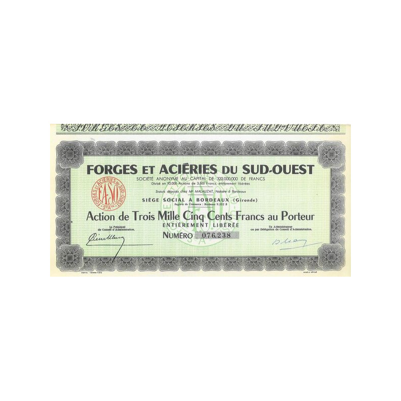 Forges et Aciéries du Sud-Ouest
