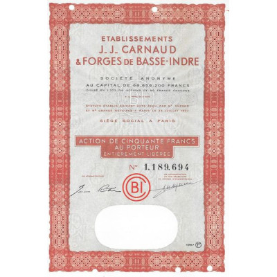 Ets J.J. Carnaud & Forges de Basse-Indre