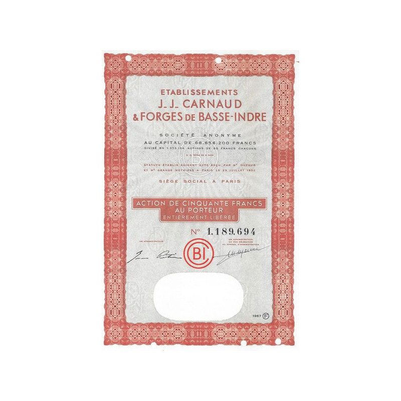 Ets J.J. Carnaud & Forges de Basse-Indre