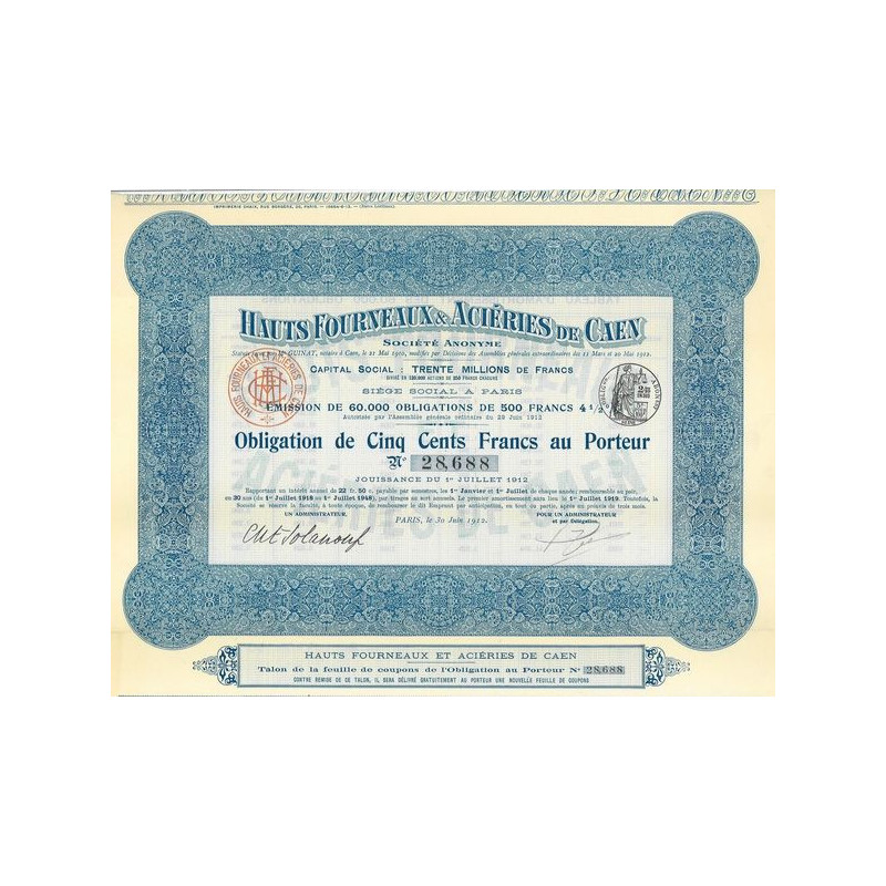 Hauts Fourneaux & Aciéries de Caen