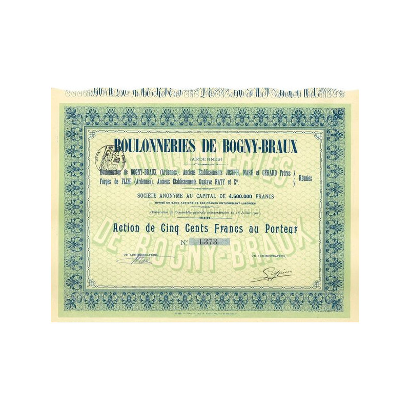 Boulonneries de Bogny-Braux (Ardennes)