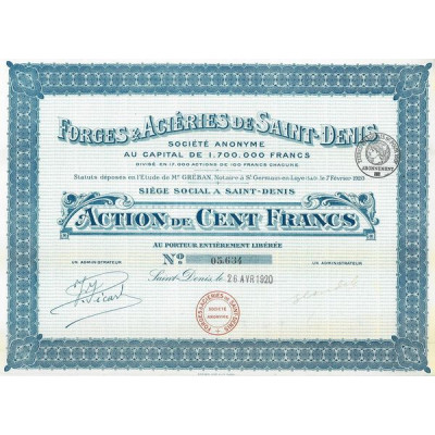 Forges & Ateliers de Saint-Denis