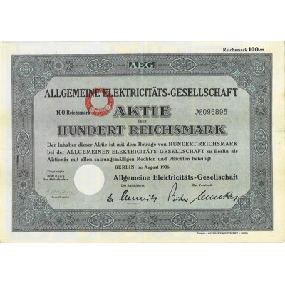 AEG Allgemeine Elektricitäts-Gesellschaft