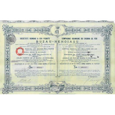 Cie Roumaine du Chemin de Fer Buzau-Nehoiasu
