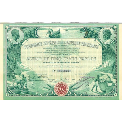 Cie Générale de l'Afrique Française (modele 2)