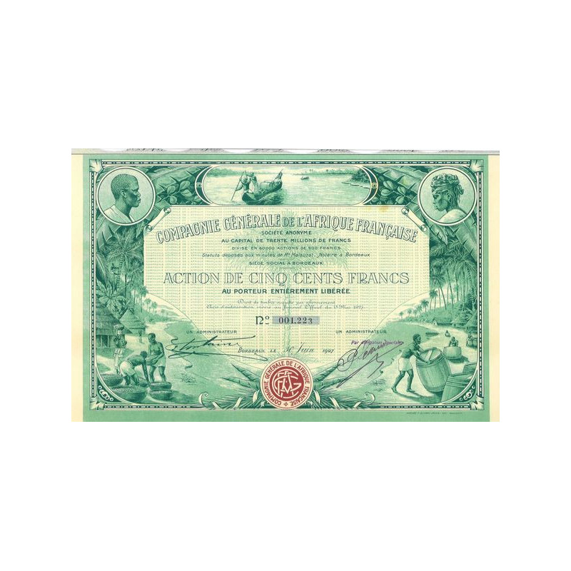 Cie Générale de l'Afrique Française (modele 2)