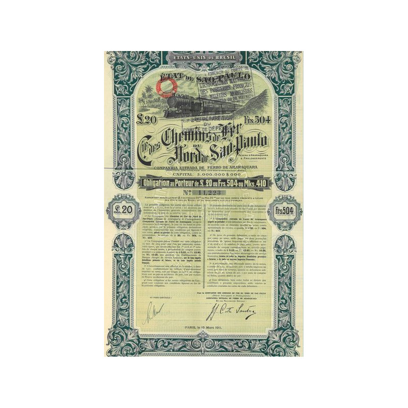 Cie des Chemins de Fer du Nord de Sao-Paulo