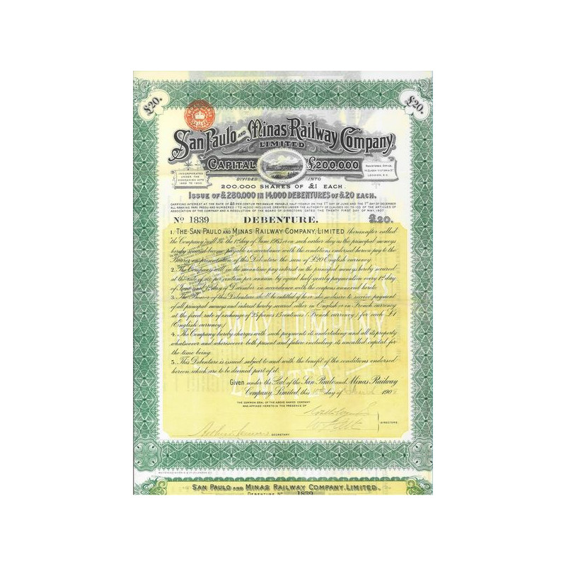 San Paulo and Minas Railway Cy Ltd