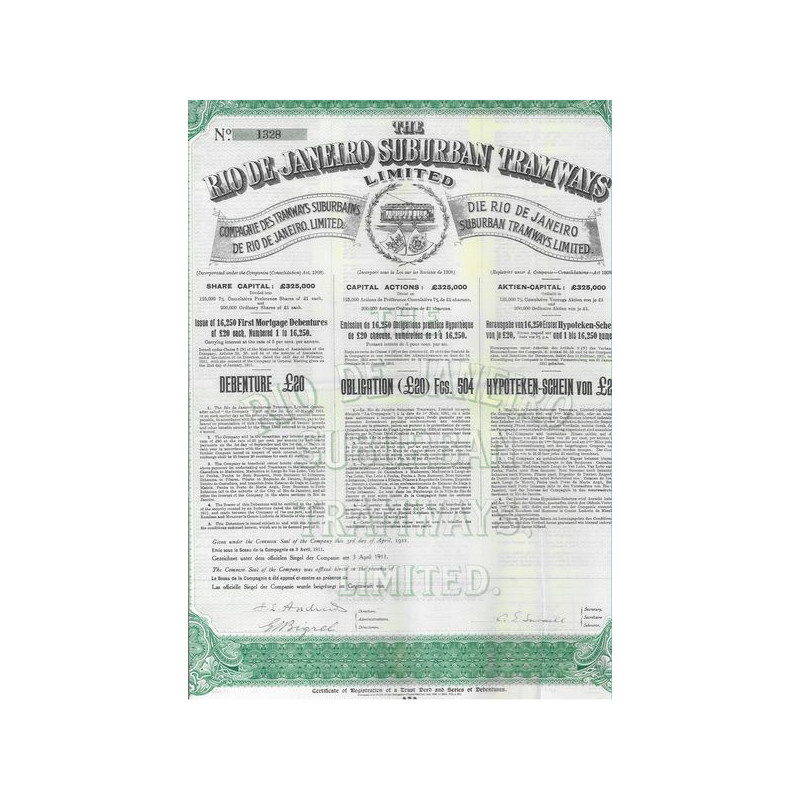 The Rio de Janeiro Suburban Tramways Ltd