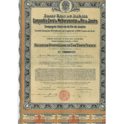 Cia Geral de Melhoramentos no Rio de Janeiro